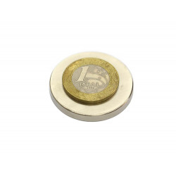 Ímã de neodímio 40x10 mm - 42H - 120ºC